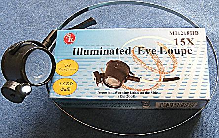 Lighted 15X Eyeloupe With Headband