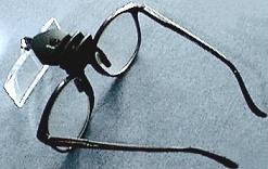 Magnifier Clipped on Glasses