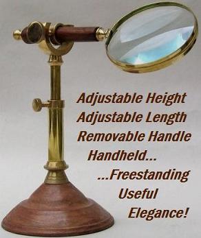 Executive Reading Magnifier With Stand