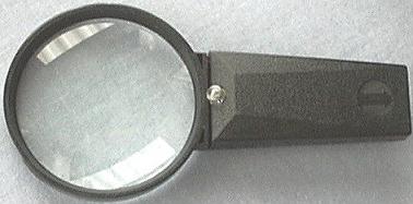 Lighted Reading Magnifier, Back View