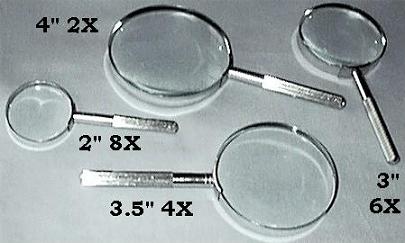 Metal Frame Classic Magnifiers
